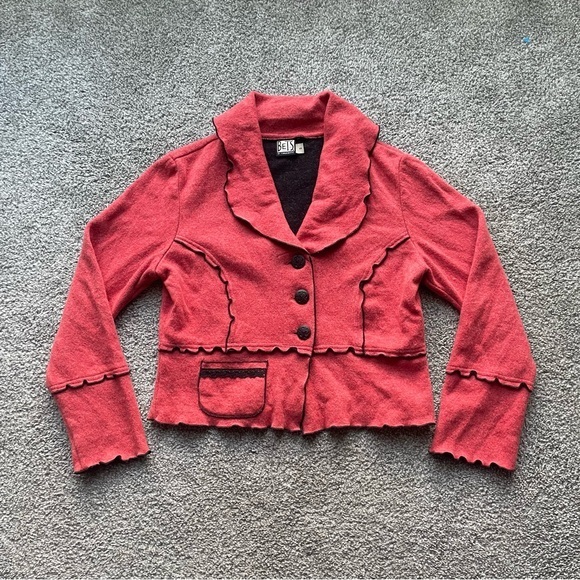Vintage Sweaters - Vintage Bets by Canvasback Button Front Cardigan Sweater Wmns Small Wool Blend